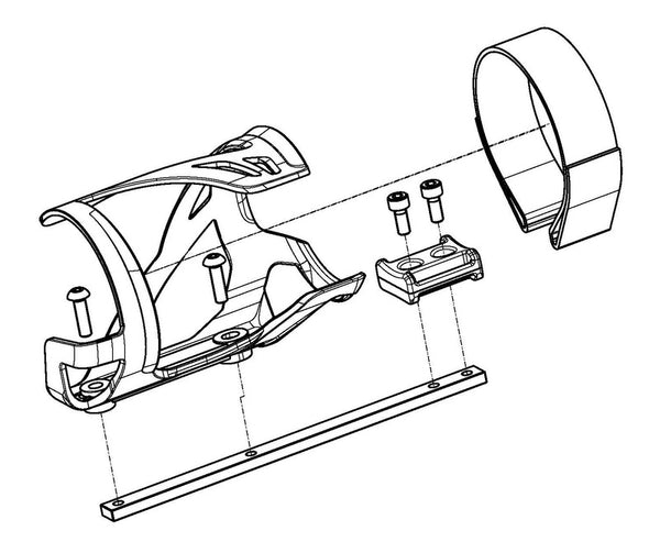 POLINI E-Bike Double Battery Holder