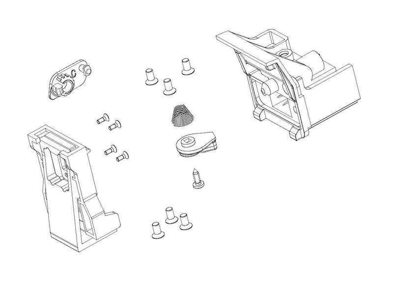 POLINI E-Bike Battery Installation Kit 880W Down Tube