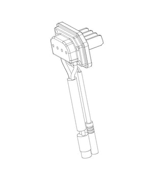 POLINI E-Bike Battery Conector 110mm 500W Evo