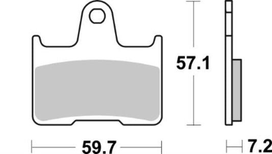 TECNIUM Street Performance Sintered Metal Brake pads - MR484