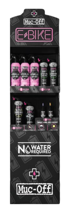 MUC-OFF Floor Display for E-Bike products
