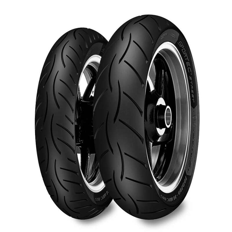 METZELER Tyre SPORTEC STREET (F/R) 80/90-17 M/C 44S TL