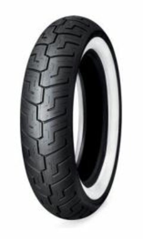 DUNLOP Tyre D401F WWW (HARLEY-D) Wide-White-Sidewall 100/90-19 M/C 57H TL