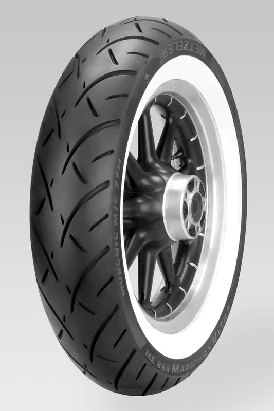 METZELER Tyre ME 888 MARATHON ULTRA WW White Wall MU85 B 16 M/C 77H TL