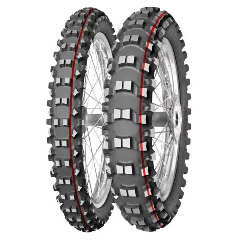 MITAS Tyre TERRA FORCE-MX SM 80/100-21 NHS 51M TT SOFT TO MEDIUM RED YELLOW