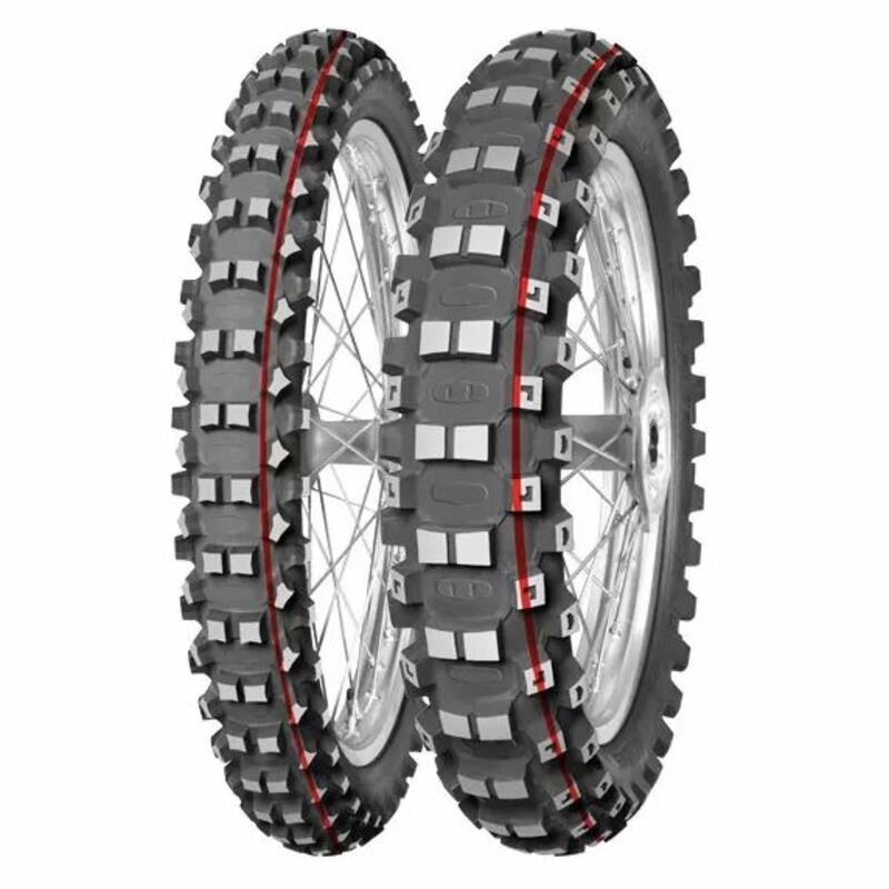MITAS Tyre TERRA FORCE-MX SM 70/100-17 NHS 40M TT SOFT TO MEDIUM RED YELLOW