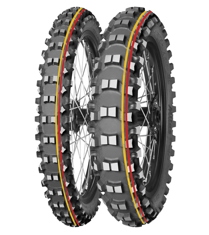 MITAS Tyre TERRA FORCE-MX SM 70/100-14 40M TT SOFT TO MEDIUM RED YELLOW